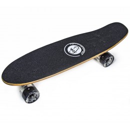 Деревянный пенни борд Fish Skateboards (светящиеся колеса)