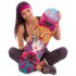 Деревянный скейтборд Fish Skateboard Girl
