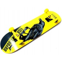 Скейтборд деревянный Fish Skateboard Raven 
