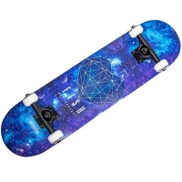 Скейтборд деревянный Fish Skateboard Heart Blue Скейтборд деревянный Fish Skateboard Heart Blue