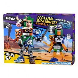 Конструктор Italian Brainrot Мегагерой 5в1, 313 деталей