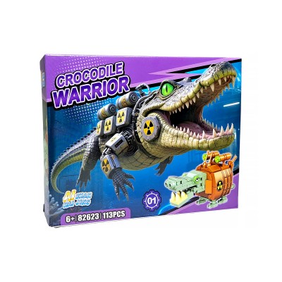 Конструктор Брейнрот Crocodile Warrior, 113 деталей