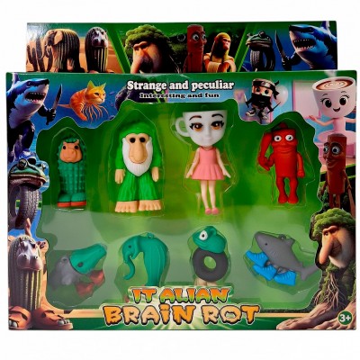 Набор фигурок Italian Brainrot, 8 штук Набор фигурок Italian Brainrot, 8 штук