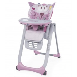 Стульчик для кормления Chicco Polly 2 Start Miss Pink