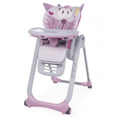 Стульчик для кормления Chicco Polly 2 Start Miss Pink Стульчик для кормления Chicco Polly 2 Start Miss Pink