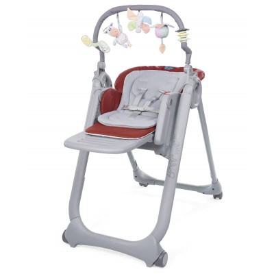 Стульчик для кормления Chicco Polly Magic Relax Red Passion