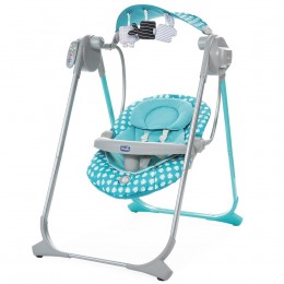Электрокачели Chicco Polly Swing Up Turquoise