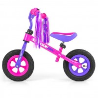 Беговел Milly Mally Dragon Air Pink (надувные колеса)