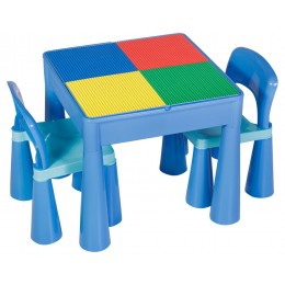 Столик и 2 стула Tega baby Mamut Blue