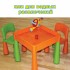 Столик и 2 стула Tega baby Mamut Green-Orange