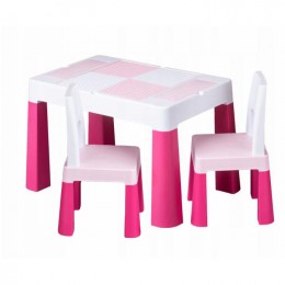 Столик Tega baby Multifun Pink c 2 стульями