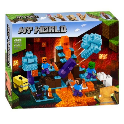Конструктор Minecraft Искаженный лес, 450 деталей Конструктор Minecraft Искаженный лес, 450 деталей