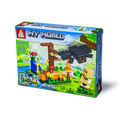 Конструктор Minecraft 66071-4, 88 деталей Конструктор Minecraft 66071-4, 88 деталей