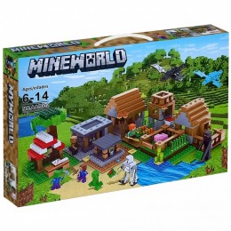 Конструктор Minecraft Деревня с драконами, 938 деталей