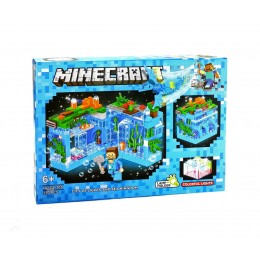 Конструктор Minecraft Подводная крепость (220 деталей), светящиеся блоки