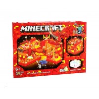 Конструктор Minecraft Огненная крепость (220 деталей), светящиеся блоки Конструктор Minecraft Огненная крепость (220 деталей), светящиеся блоки