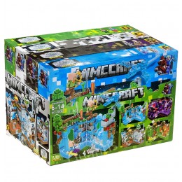 Конструктор Minecraft Четыре Крепости (927 деталей), светящиеся блоки