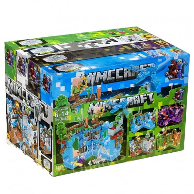 Конструктор Minecraft Четыре Крепости (927 деталей), светящиеся блоки Конструктор Minecraft Четыре Крепости (927 деталей), светящиеся блоки