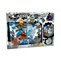 Конструктор Minecraft Ледяная крепость (224 детали), светящиеся блоки Конструктор Minecraft Ледяная крепость (224 детали), светящиеся блоки