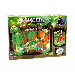 Конструктор Minecraft Лесная крепость (240 деталей), светящиеся блоки