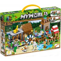 Конструктор Minecraft Деревня (обновленная версия), 1011 деталей
