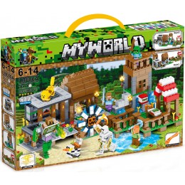 Конструктор Minecraft Деревня (обновленная версия), 1011 деталей