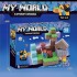 Магнитный конструктор Minecraft Блоки с фигурками, 50 деталей Магнитный конструктор Minecraft Блоки с фигурками, 50 деталей
