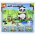 Конструктор Minecraft MG1206 Дом Панды, 740 деталей