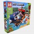 Конструктор Minecraft Нападение Акулы, 450 деталей