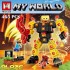 Конструктор Minecraft Лавовый Голем, 465 деталей