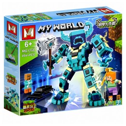 Конструктор Minecraft Ледяной Варден, 494 детали Конструктор Minecraft Ледяной Варден, 494 детали