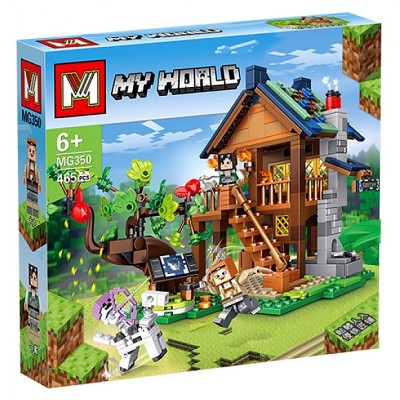 Конструктор Minecraft Осада лесной кузницы, 465 деталей