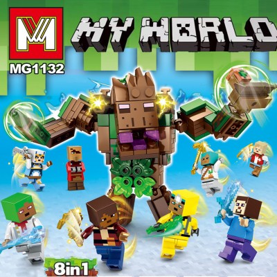 Конструктор Minecraft MG1132, набор 8в1, 349 деталей Конструктор Minecraft MG1132, набор 8в1, 349 деталей