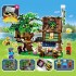 Конструктор Minecraft Дом пчеловода на дереве, 830 деталей, LED-подсветка