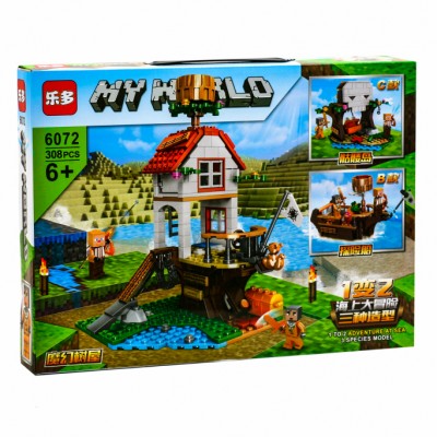 Конструктор Minecraft 6072, 308 деталей Конструктор Minecraft 6072, 308 деталей