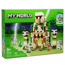 Конструктор Minecraft Крепость Железный Голем, 998 деталей