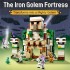 Конструктор Minecraft Крепость Железный Голем, 998 деталей