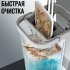 Швабра - лентяйка с ведром Scratch Cleaning Mop 00081, цвет Mint Швабра - лентяйка с ведром Scratch Cleaning Mop 00081, цвет Mint
