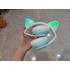 Беспроводные Bluetooth наушники с ушками с LED подсветкой Cat Ear STN-28 черные