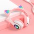 Беспроводные Bluetooth наушники с ушками с LED подсветкой Cat Ear STN-28