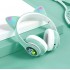 Беспроводные Bluetooth наушники с ушками с LED подсветкой Cat Ear STN-28