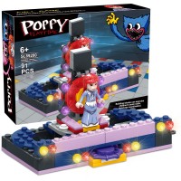 Конструктор Poppy Playtime Кукла Поппи, 91 деталь Конструктор Poppy Playtime Кукла Поппи, 91 деталь
