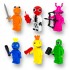 Набор фигурок Лего Rainbow Friends, 6 штук Набор фигурок Лего Rainbow Friends, 6 штук