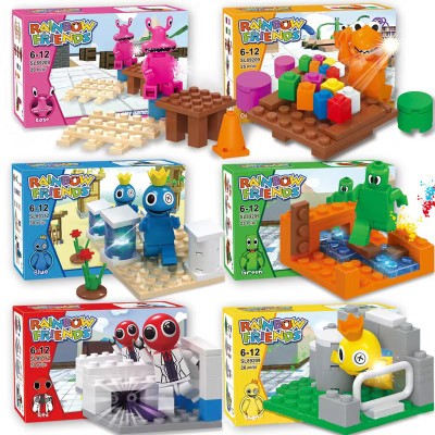 Конструктор Rainbow Friends 6 в 1 (SL-89209), 153 детали Конструктор Rainbow Friends 6 в 1 (SL-89209), 153 детали