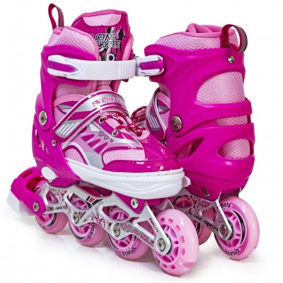 Ролики Happy Sport 2 Pink (малиновые)