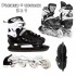Ролики - коньки 2в1 Scale Sport Black