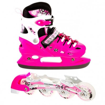 Ролики - коньки 2в1 Scale Sport Pink