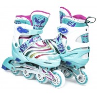 Ролики Scale Sports LF 907M Мятно-Бирюзовые Ролики Scale Sports LF 907M Мятно-Бирюзовые