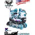 Ролики Scale Sports LF 967 Бирюзовые Ролики Scale Sports LF 967 Бирюзовые