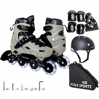 Комплект роликов Scale Sports LF 605 Gray Комплект роликов Scale Sports LF 605 Gray
